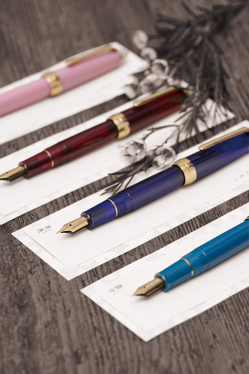 Sailor 11-0558-204 Fountain Pen, Four Seasons Weave, Moon and Night Water, Frost Night, Fine Point - Image 3